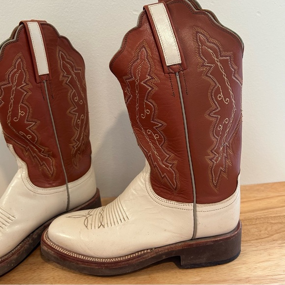 Lucchese 2000 Series Women’s 6B Western Boots T1521KD Parched Wheat Goat 2003 - Picture 10 of 16